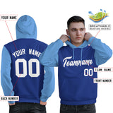 Custom Cotton Pullover Raglan Sleeves Hoodie For Man Personalized Stitched Text Logo And Number