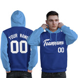 Custom Cotton Pullover Raglan Sleeves Hoodie For Man Personalized Stitched Text Logo And Number