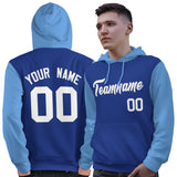 Custom Cotton Pullover Raglan Sleeves Hoodie For Man Personalized Stitched Text Logo And Number