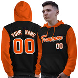 Custom For Man's Pullover Hoodie Raglan Sleeves Sports Hoodie Embroideried Your Team Logo