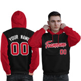 Custom Cotton Pullover Raglan Sleeves Hoodie For Man Personalized Couples Fashion Sweatshirt