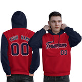 Custom Cotton Pullover Raglan Sleeves Hoodie For Man Personalized Couples Fashion Sweatshirt