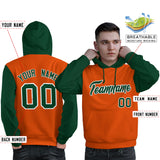 Custom For Man's Pullover Hoodie Raglan Sleeves Sports Hoodie Embroideried Your Team Logo