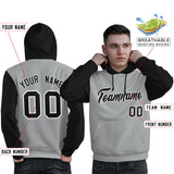 Custom Cotton Pullover Raglan Sleeves Hoodie For Man Personalized Couples Fashion Sweatshirt