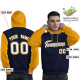 Custom For Man's Pullover Hoodie Raglan Sleeves Sports Hoodie Embroideried Your Team Logo