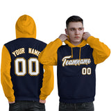 Custom For Man's Pullover Hoodie Raglan Sleeves Sports Hoodie Embroideried Your Team Logo