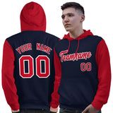 Custom For Man's Pullover Hoodie Raglan Sleeves Sports Hoodie Embroideried Your Team Logo