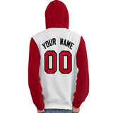 Custom Stitched Your Team Logo and Number For Women Raglan Sleeves Sports Pullover Sweatshirt Hoodie