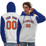 Custom Pullover Raglan Sleeves hoodie For Women Personalized Sweatshirt Stitched Name Number