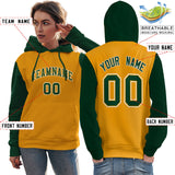 Custom Stitched Your Team Logo and Number For Women Raglan Sleeves Sports Pullover Sweatshirt Hoodie