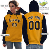 Custom Pullover Raglan Sleeves hoodie For Women Personalized Sweatshirt Stitched Name Number