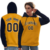 Custom Pullover Raglan Sleeves hoodie For Women Personalized Sweatshirt Stitched Name Number