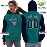 Custom Cotton Pullover Raglan Sleeves Hoodie Sportswear For Women Personalized Couples Sweatshirt