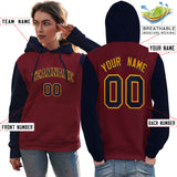 Custom Cotton Pullover Raglan Sleeves Hoodie Sportswear For Women Personalized Couples Sweatshirt