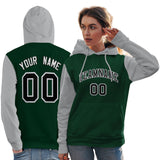 Custom Made to Order Long-Sleeve Pullover Hoodie Raglan Sleeves sportswear for women