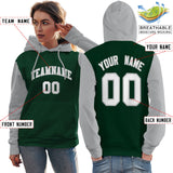 Custom Tailor Made Pullover Raglan Sleeves Hoodie Sports Fashion Sweatshirt For Women Embroideried Your Team Logo