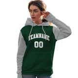 Custom Tailor Made Pullover Raglan Sleeves Hoodie Sports Fashion Sweatshirt For Women Embroideried Your Team Logo