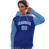 Custom Pullover Raglan Sleeves hoodie For Women Personalized Sweatshirt Stitched Name Number