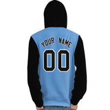 Custom Pullover Raglan Sleeves hoodie For Women Personalized Sweatshirt Stitched Name Number