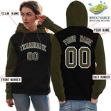 Custom Tailor Made Pullover Raglan Sleeves Hoodie Sports Fashion Sweatshirt For Women Embroideried Your Team Logo