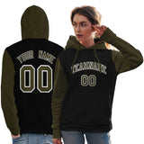 Custom Tailor Made Pullover Raglan Sleeves Hoodie Sports Fashion Sweatshirt For Women Embroideried Your Team Logo