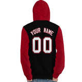 Custom Pullover Raglan Sleeves hoodie For Women Personalized Sweatshirt Stitched Name Number