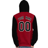 Custom Stitched Team Name Number and Logo Raglan Sleeves Fashion Pullover Hoodie Sportswear For Women