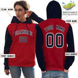 Custom Made to Order Long-Sleeve Pullover Hoodie Raglan Sleeves sportswear for women