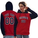 Custom Made to Order Long-Sleeve Pullover Hoodie Raglan Sleeves sportswear for women