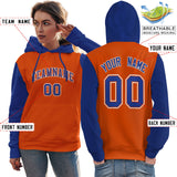 Custom Made to Order Long-Sleeve Pullover Hoodie Raglan Sleeves sportswear for women