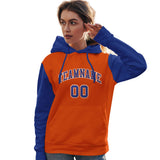 Custom Made to Order Long-Sleeve Pullover Hoodie Raglan Sleeves sportswear for women