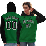 Custom Tailor Made Pullover Raglan Sleeves Hoodie Sports Fashion Sweatshirt For Women Embroideried Your Team Logo