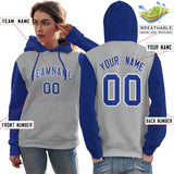 Custom Stitched Team Name Number and Logo Raglan Sleeves Fashion Pullover Hoodie Sportswear For Women