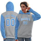 Custom Made to Order Long-Sleeve Pullover Hoodie Raglan Sleeves sportswear for women