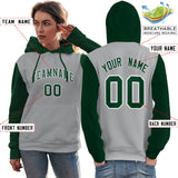 Custom Tailor Made Pullover Raglan Sleeves Hoodie Sports Fashion Sweatshirt For Women Embroideried Your Team Logo