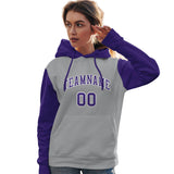 Custom Cotton Pullover Raglan Sleeves Hoodie Sportswear For Women Personalized Couples Sweatshirt