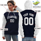 Custom Made to Order Long-Sleeve Pullover Hoodie Raglan Sleeves sportswear for women