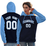 Custom Made to Order Long-Sleeve Pullover Hoodie Raglan Sleeves sportswear for women