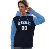 Custom Made to Order Long-Sleeve Pullover Hoodie Raglan Sleeves sportswear for women