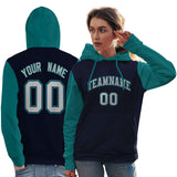 Custom Tailor Made Pullover Raglan Sleeves Hoodie Sports Fashion Sweatshirt For Women Embroideried Your Team Logo