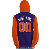 Custom Pullover Hoodie Raglan Sleeves Sports Hoodie Stitched Text Logo And Number For Women