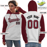 Custom Long-Sleeve Pullover Performance Raglan Sleeves Hoodie Fashion Sportswear For Women