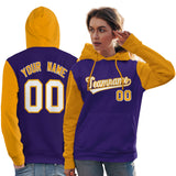 Custom Unique Long-Sleeve Training Pullover Raglan Sleeves Hoodie Sports For Women Stitched Name Number