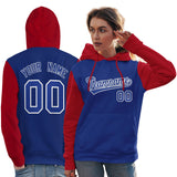 Custom Unique Long-Sleeve Training Pullover Raglan Sleeves Hoodie Sports For Women Stitched Name Number