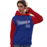 Custom Unique Long-Sleeve Training Pullover Raglan Sleeves Hoodie Sports For Women Stitched Name Number