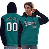 Custom Long-Sleeve Pullover Performance Raglan Sleeves Hoodie Fashion Sportswear For Women