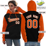 Custom Unique Long-Sleeve Training Pullover Raglan Sleeves Hoodie Sports For Women Stitched Name Number