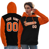 Custom Unique Long-Sleeve Training Pullover Raglan Sleeves Hoodie Sports For Women Stitched Name Number