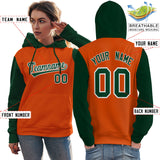 Custom Unique Long-Sleeve Training Pullover Raglan Sleeves Hoodie Sports For Women Stitched Name Number