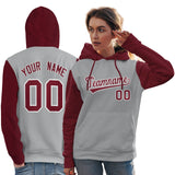 Custom Unique Long-Sleeve Training Pullover Raglan Sleeves Hoodie Sports For Women Stitched Name Number